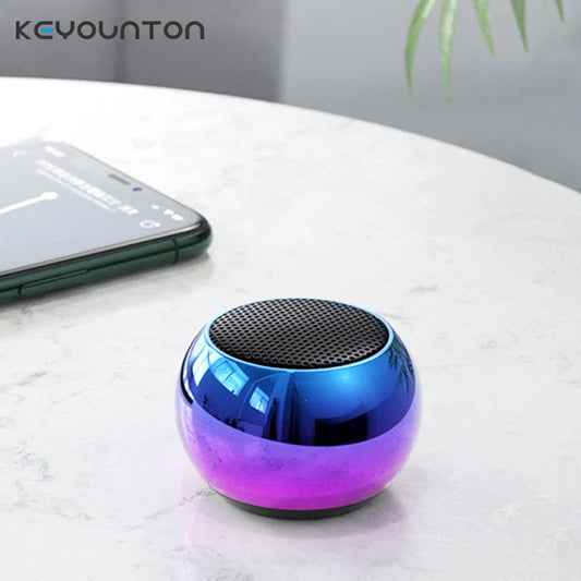 Metal Mini Wireless Bluetooth Speaker — HiFi Portable Subwoofer with Super Bass Stereo for Mobile, PC & Music Playback