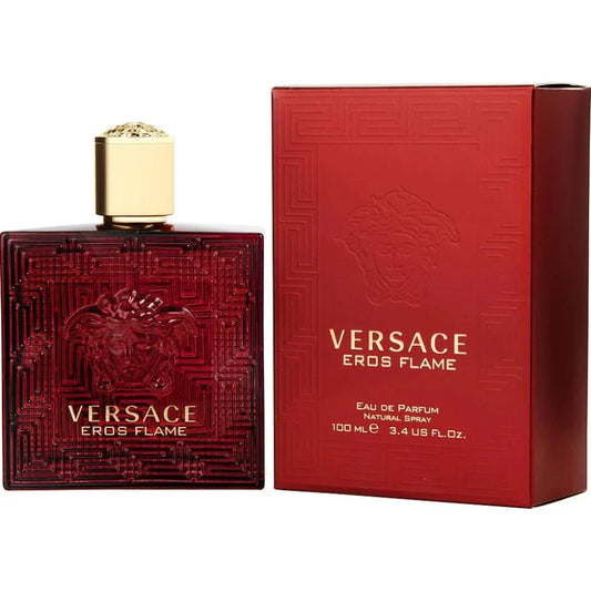 VERSACE EROS FLAME Aeros Red – 100ml/200ml Fresh & Long Lasting Fragrance for Men, Flaming Love Scent
