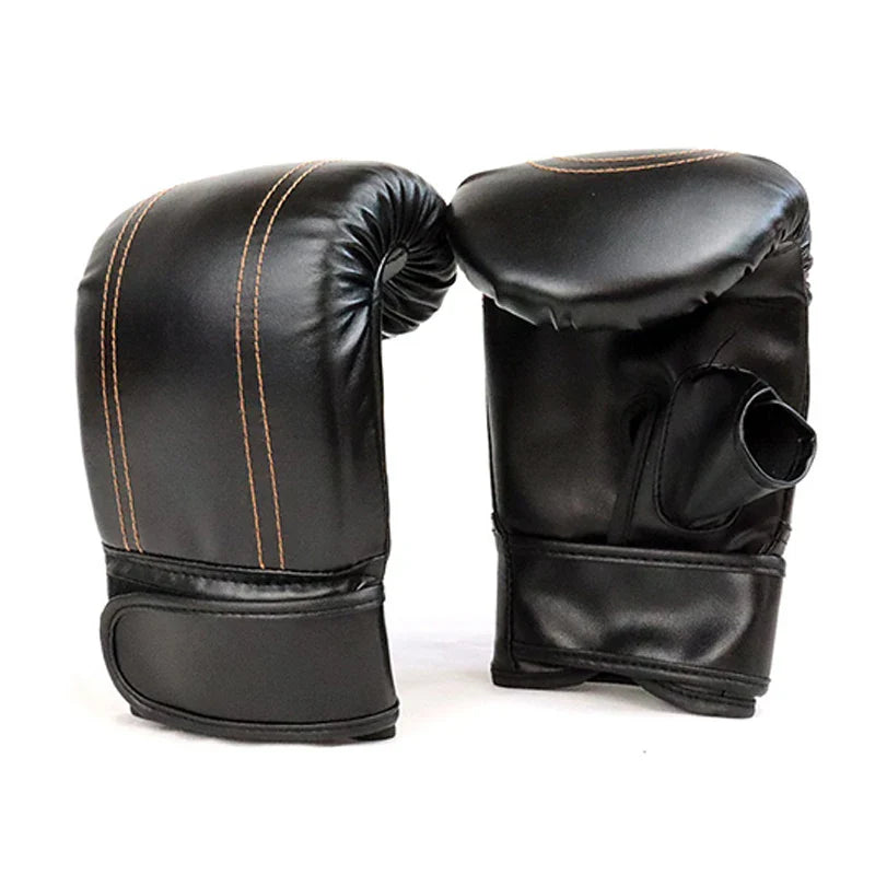 Boxing Gloves for Adults - Unisex Leather Sanda Training Gloves for Men & Women - Sports Protection Mitts