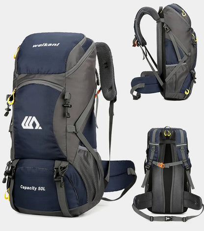 2025 50L Outdoor Hiking & Camping Backpack – Travel Duffel & Sports Backpack