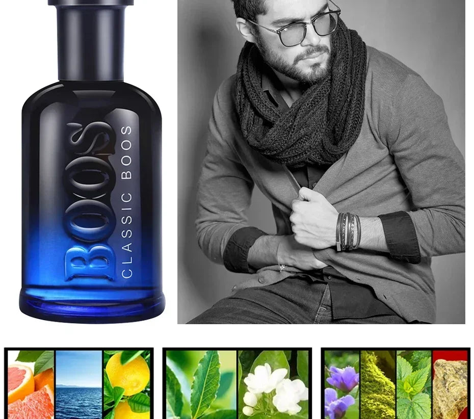 Hot Sale Men's Cologne – Fresh Temptation Perfume for Self-Confidence, Gentleman Fragrance Atomizer