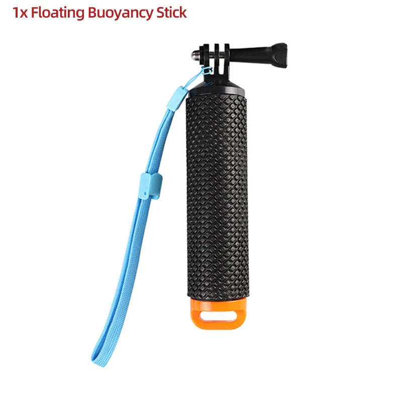 GoPro Floating Hand Grip Waterproof Handle & Selfie Stick - For GoPro Hero 13/12/11/10/9/8/7/6/5, Insta360 X4/X3, DJI Action 4/3