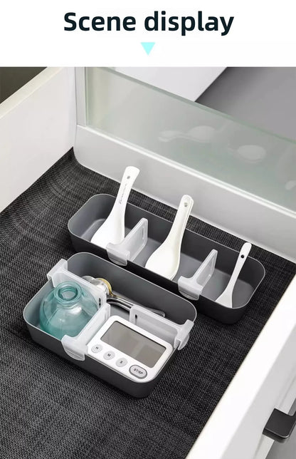 Refrigerator Kitchen Organizer Shelf — Efficient Storage Dividers for Eggs, Bottles & Fridge Items