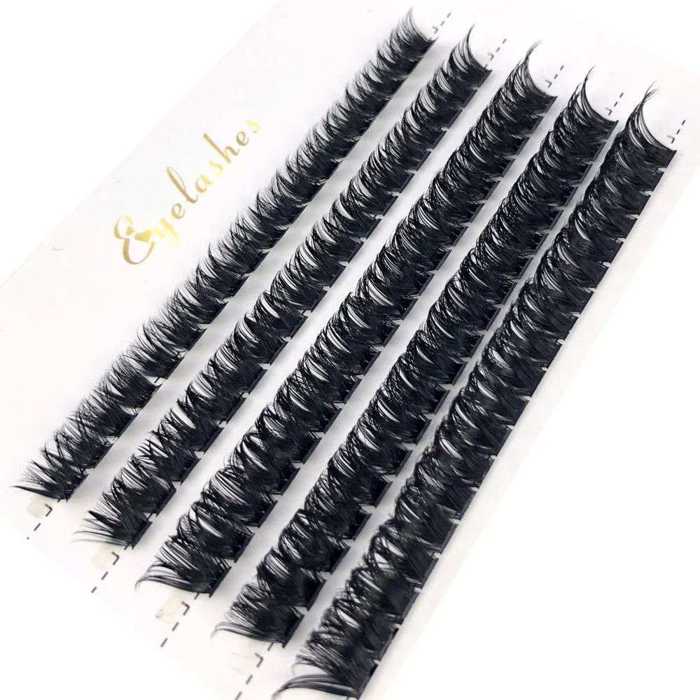 HBZGTLAD 280Pcs 3D Mink Eyelash Clusters Set – Handmade 10D 60D 80D Natural Style False Eyelashes Extension Bundle Pack