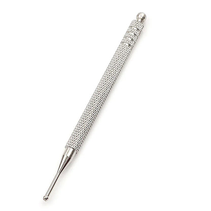 Facial Reflexology Massage Tool – Retractable Acupuncture Pen with Double-Headed Spring for Ear & Face Care