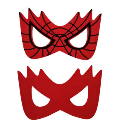 Spider-Inspired Cosplay Eye Mask Set – Funny Superhero Costume Accessories for Kids Halloween & Birthday Parties