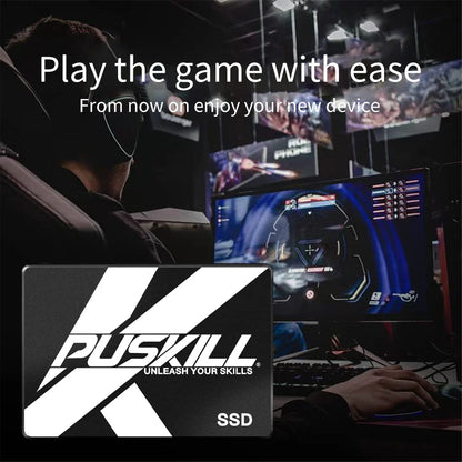 PUSKILL SATA3 SSD – 2.5" Internal Solid State Drive for Laptop & Desktop, Available in 120GB, 256GB, 512GB, 1TB, 2TB   2/2