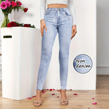 Women's High Waist Yoga Leggings - Soft Stretch Hip Lifting Casual Activewear Pants