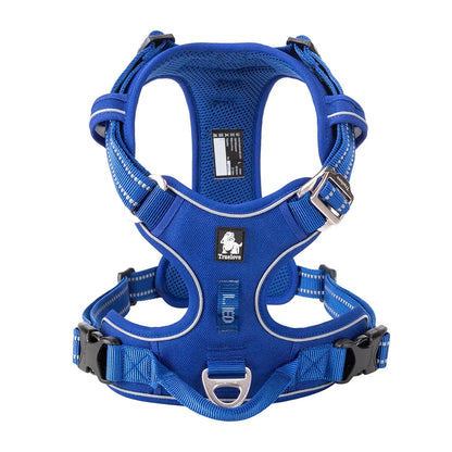 TRUE LOVE TLH5654 Reflective No-Pull Adjustable Nylon Dog Harness Step-In Comfortable Control Pet Walking Harness