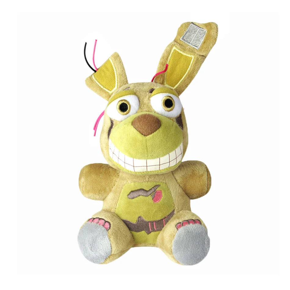 FNAF Freddy’s 18cm Plush Toy – Stuffed Bear & Rabbit Game Plush for Kids Birthday & Christmas Gift