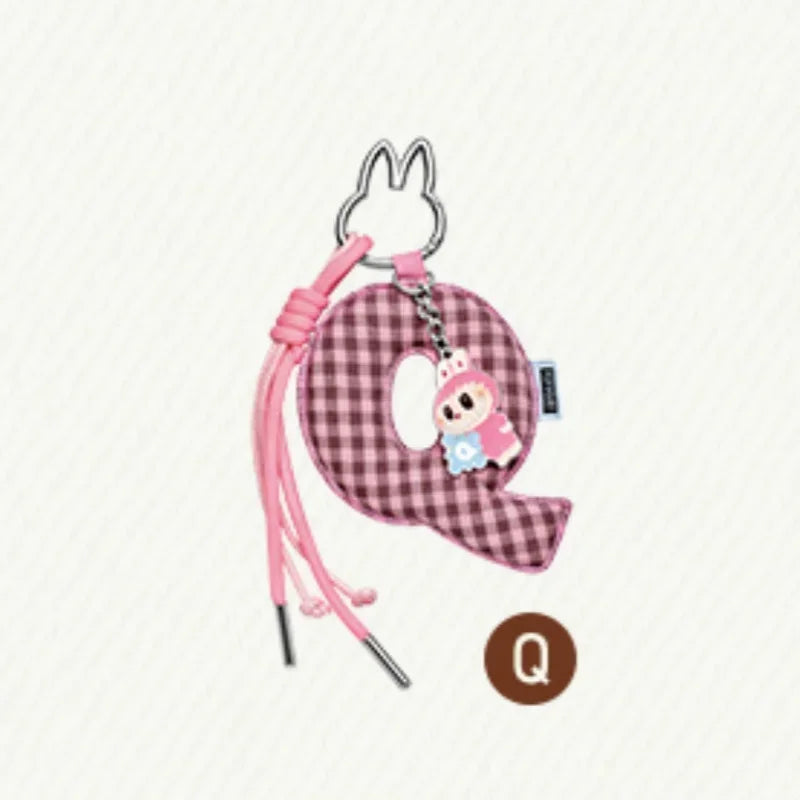 POP MART Labubu The Monsters Pin — Love Series Letter Pendant Blind Box, Mystery Toy Figure Ornament