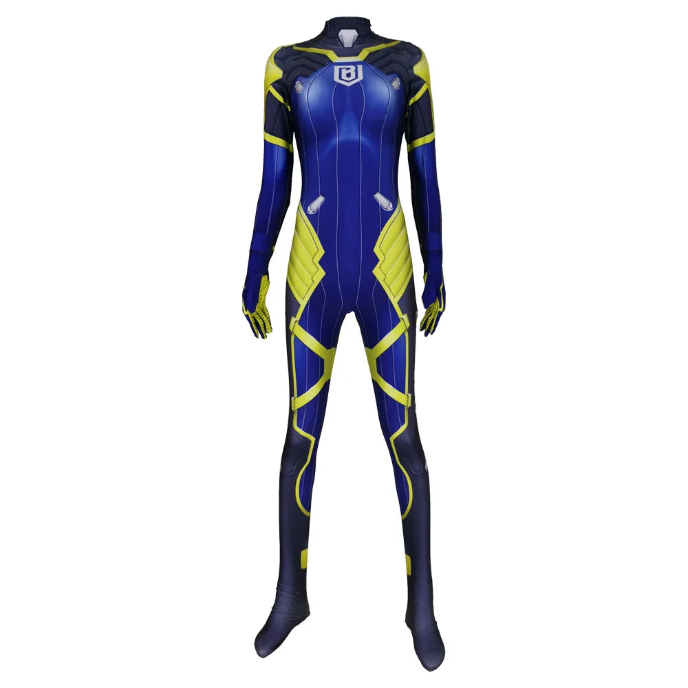 Women’s Superhero Jumpsuit – Adult Cosplay Zentai Bodysuit Costume for Halloween