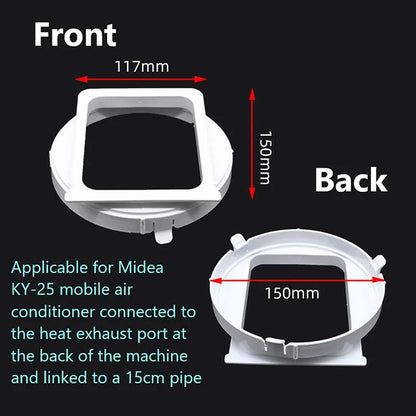 150mm Portable AC Exhaust Hose Connector – Replacement Duct Interface & Window Adapter for Air Conditioner Units