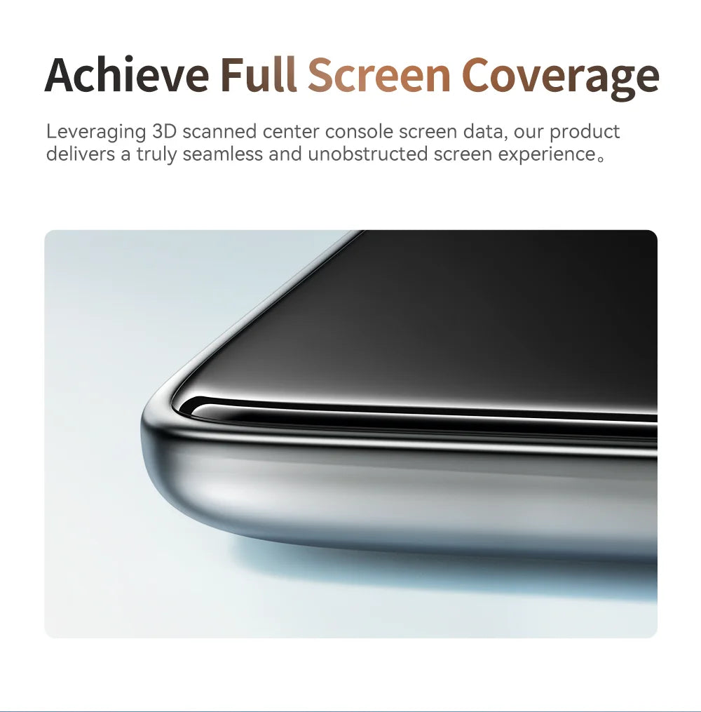 YZ Tempered Glass Screen Protector for Tesla Model 3/Y – Anti-Glare HD Center Console Film Protection Accessories