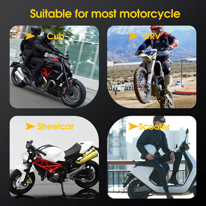 Motorcycle TPMS Bluetooth 4.0/5.0 Tire Pressure Monitoring System – 2 Sensors Pit Bike Tyre Tester Diagnostic Set