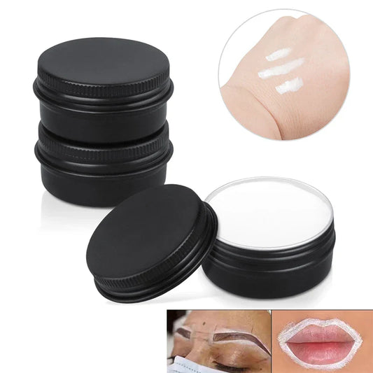 20g Microblading Eyebrow Mapping Paste Pen – White Tattoo Brow Marker for Permanent Makeup Shaping Tool