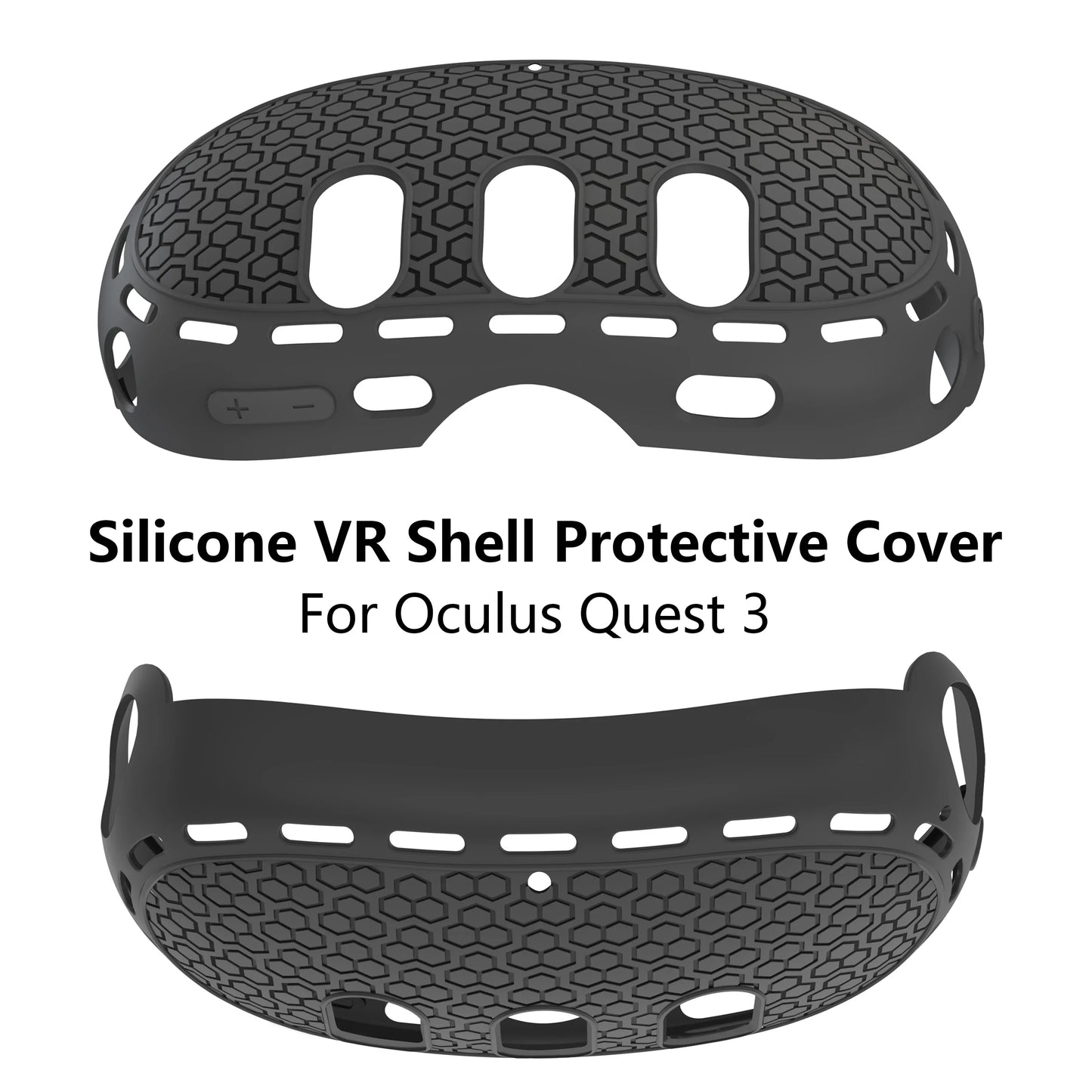 Silicone Protective VR Shell Cover for Meta Quest 3 – Full Protection VR Accessories