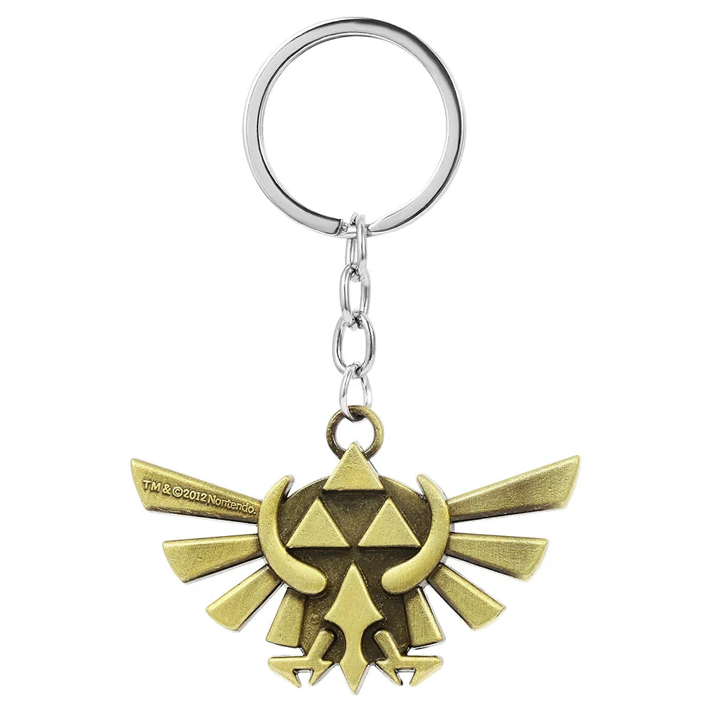 The Legend of Zelda Alloy Pendant Keychain – High-Quality Game Jewelry Gift for Fans
