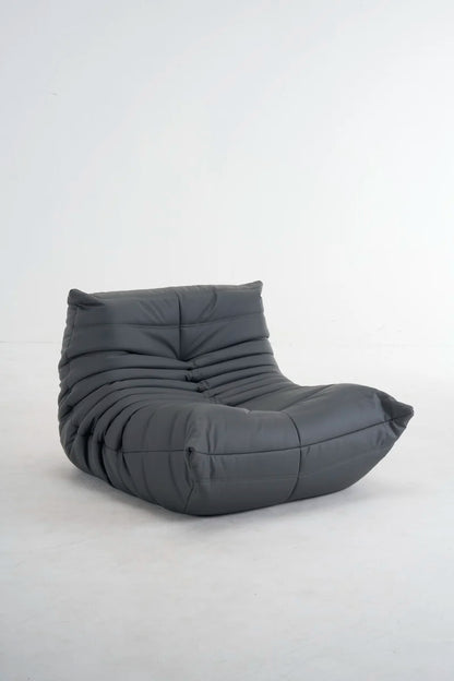 Caterpillar Togo Single Sofa – Tatami-Style Leisure Chair for Living Room or Bedroom, Reading & Relaxing Seat