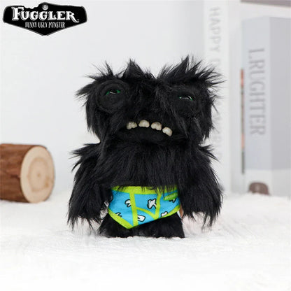 12cm FUGGLER Plush Keychain – Funny Ugly Teeth Monster & Wide-Eyed Rabbit Pendant Toy Gift
