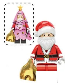 Christmas Building Blocks Toy Set – Santa Claus & Reindeer Action Figures Gift