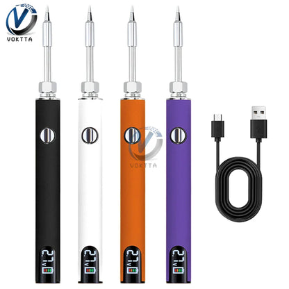 Mini Battery Welding Tool Kit – 510 Preheating Battery, Heat Tips & Portable Electric Soldering Iron Pen for Repair