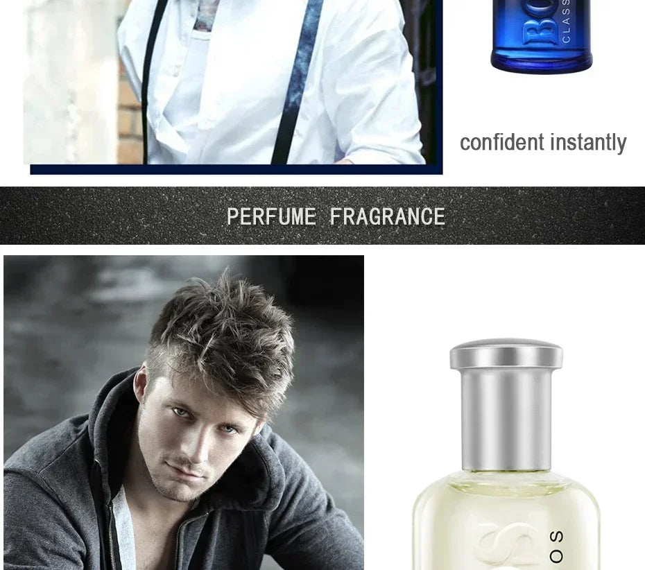 Hot Sale Men's Cologne – Fresh Temptation Perfume for Self-Confidence, Gentleman Fragrance Atomizer