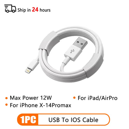 PD 60W USB-C to USB-C Fast Charging Cable – 2M Power Delivery Cord for iPhone 6-16 Series, iPad & USB-A Devices