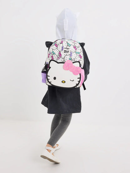 Sanrio Hello Kitty Cartoon School Bag — Cute Anime Backpack for Kids, Student Gift & Halloween Anime Merchandise
