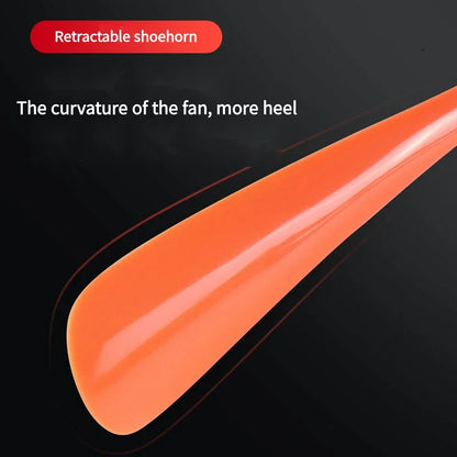 Stretchable Long Metal Shoehorn 30-71cm – Shoe Spoon for Pregnant Women & Elderly, No-Bend Shoe Wearing Aid