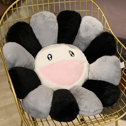 40/60cm Sunflower Plush Pillow — Soft Flower Cushion for Sofa, Bed & Room Decor, Kawaii Gift