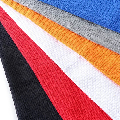 Microfiber Golf Ball Towel - 8 Colors Cleaning Towel with Carabiner Hook for Golf Clubs and Accessories