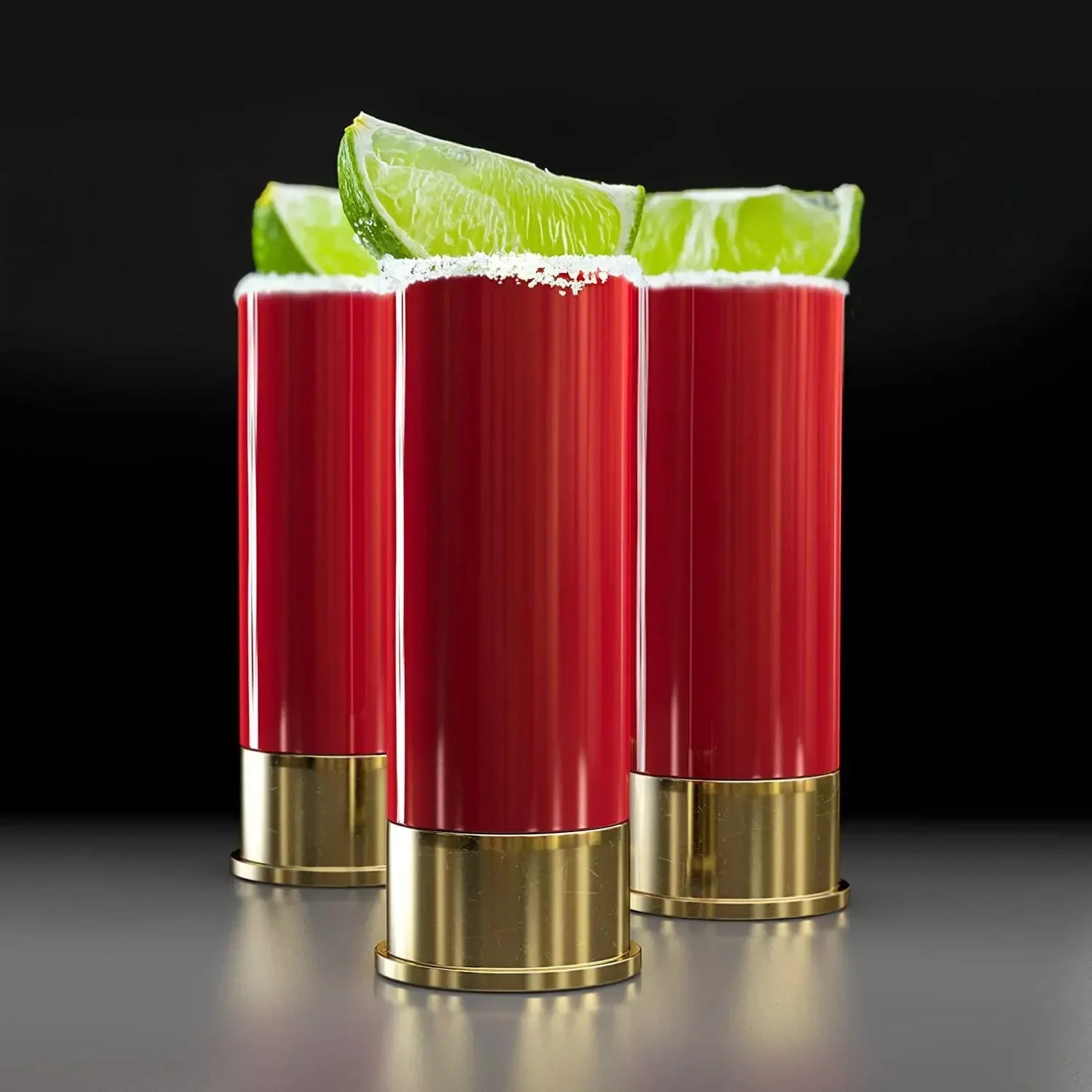 4PCS/Set Shotgun Bullet Shape Shot Glasses: Creative High-Quality Plastic Drinking Cups - Party Drinkware Gift (36ML)