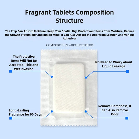 Car Air Vent Aromatherapy Tablets - Solid Fragrance Air Outlet Supplements, 10/50/100/500PCS