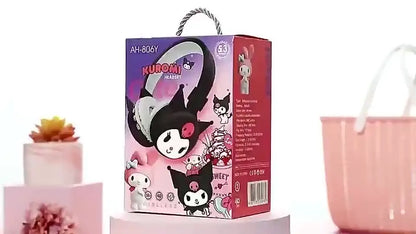 Sanrio Hello Kitty & Kuromi Wireless Bluetooth Headphones – Foldable Lightweight Earphones with Mic for Phones & Laptop