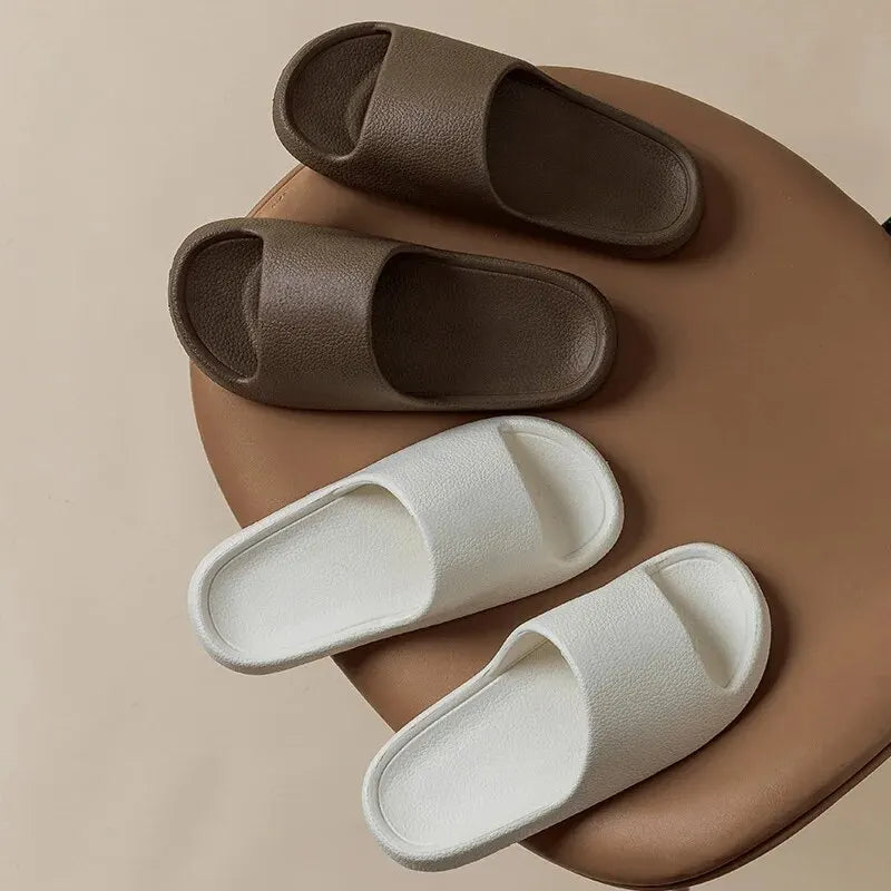 Women’s EVA Fashion Slippers – Lightweight Massage Comfort Flat Indoor Bathroom Slides & Shower Shoes for Couples Summer Wear