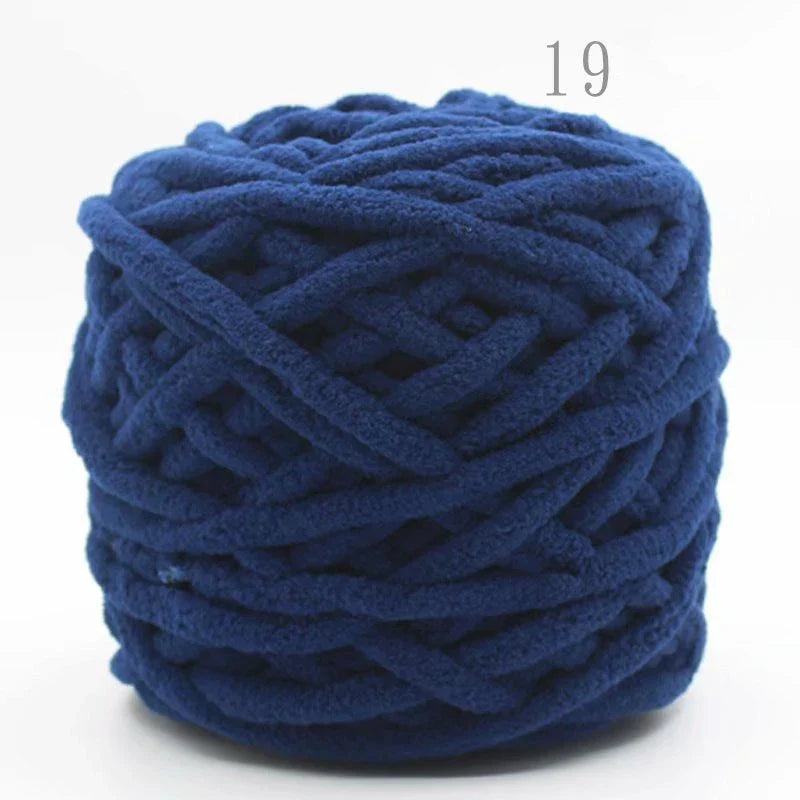 3PCS 300g Soft Chenille Knitting Yarn – Thick Ice Strip Cotton Wool Yarn for DIY Handmade Blankets, Scarves & Craft Projects
