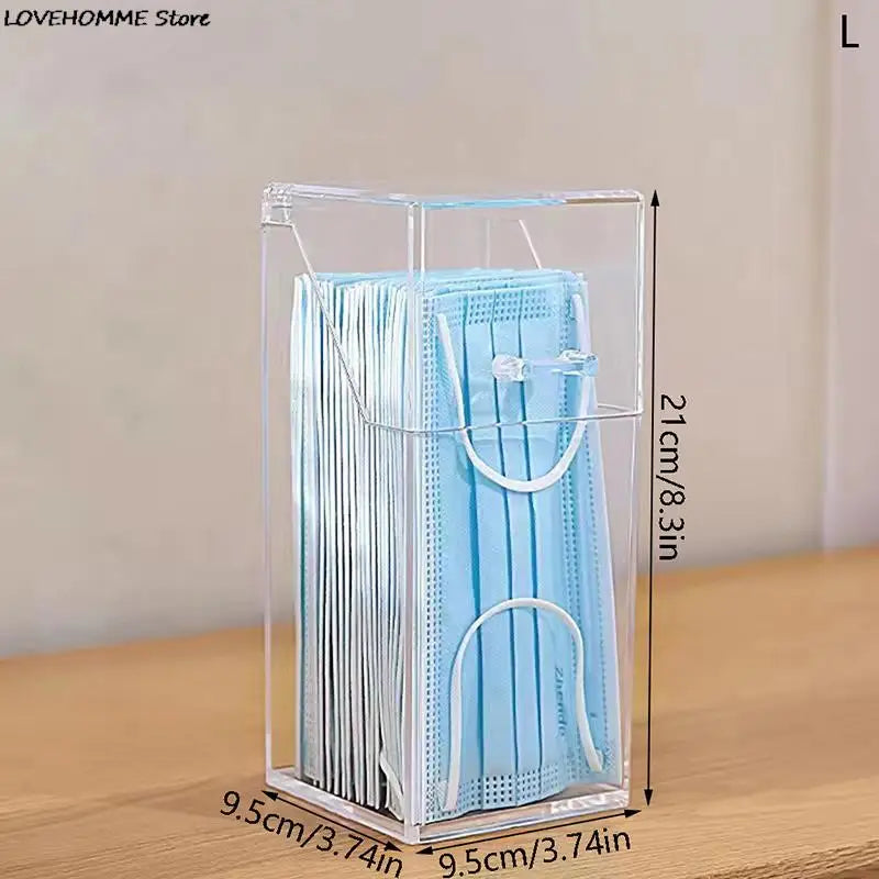 Mask & Wet Tissue Storage Box – Dustproof Baby Wipes Dispenser with Lid for Kitchen & Household