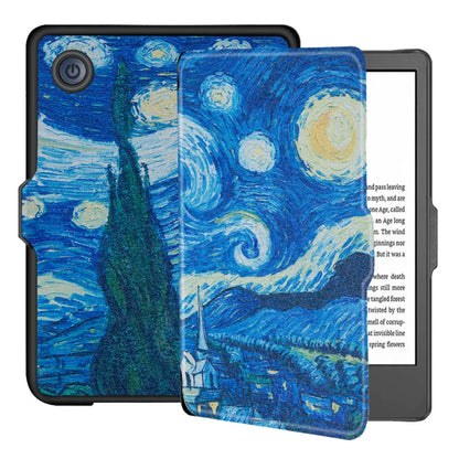 Kobo Clara BW/Clara Colour 2024 Case - 6 Inch Auto Wake Sleep PU Leather Cover, Soft Magnetic Ereader Hoesje N365 N367 Funda