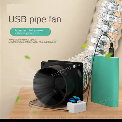 USB Adjustable Speed Solder Smoke Absorber – ESD Fume Extractor with 1M Pipe Ventilation Fan