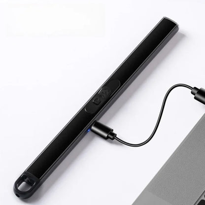Windproof USB Rechargeable Arc Lighter – Pulse Electronic Ignition with Safety Lock & Battery Display for BBQ, Kitchen & Outdoor Use