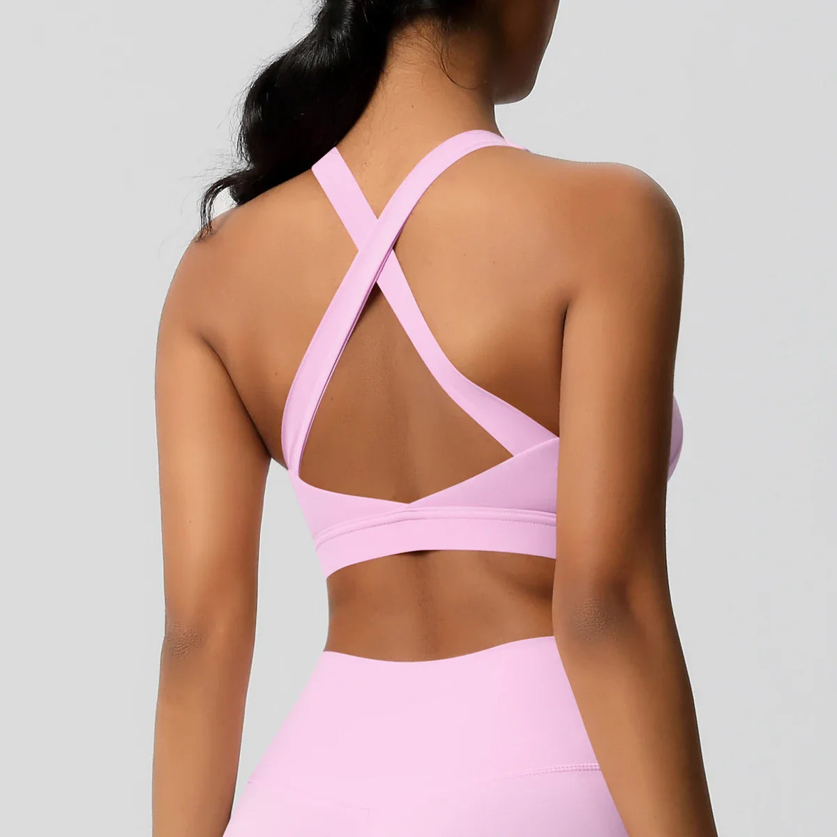Women Fitness Yoga Sports Bra – Sexy Push Up Beauty Back Crop Top for Running, Workout & Active Wear