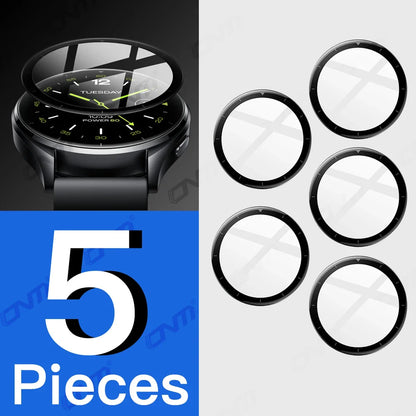 5D Protective Film for Xiaomi Mi Watch 2 — Full Coverage Anti-Scratch Screen Protector (Not Glass)