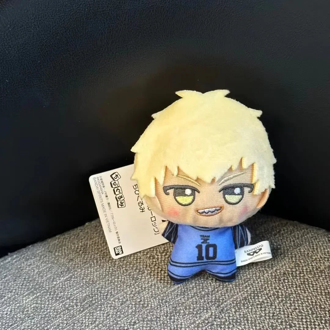 Mini Blue Lock Nagi Plush Keychain – Cute Anime Backpack Charm & Stuffed Doll Gift