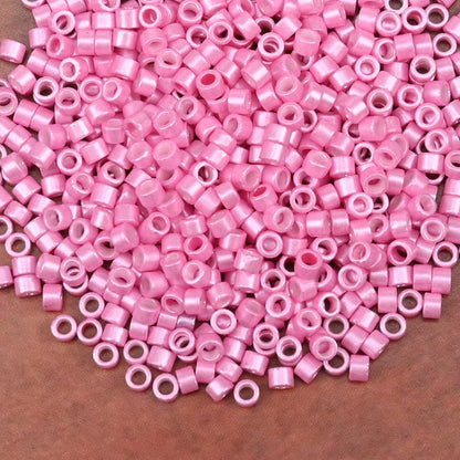 2.5mm Mini Glass Cylinder Beads – Antique Pearl Color Craft Beads for DIY Bracelets & Necklaces Jewelry Making Accessories