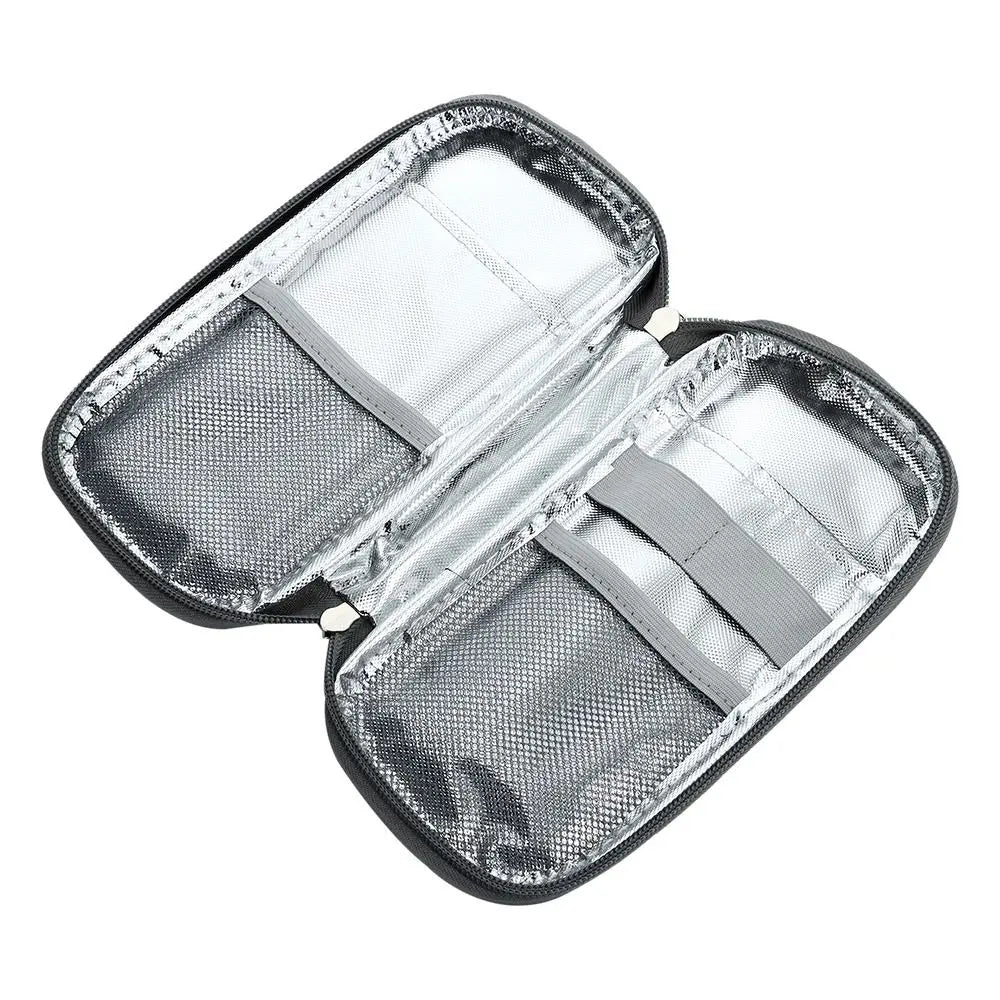 Oxford Cloth Insulin Cooling Bag - Portable Cold Storage Medicine Cooler for Diabetes, Travel-Friendly Drug Freezer
