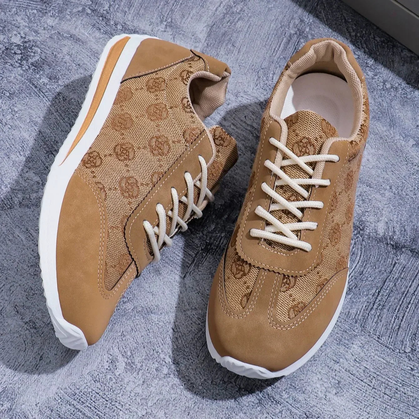 Women’s Thick-Soled Cross Round Head Fashion Shoes – Comfortable, Breathable, Wear-Resistant Casual Footwear (Zapatos De Mujer)