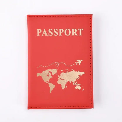 RFID Leather Passport Holder - Vintage Travel Wallet Case for Men & Women with ID and Card Storage