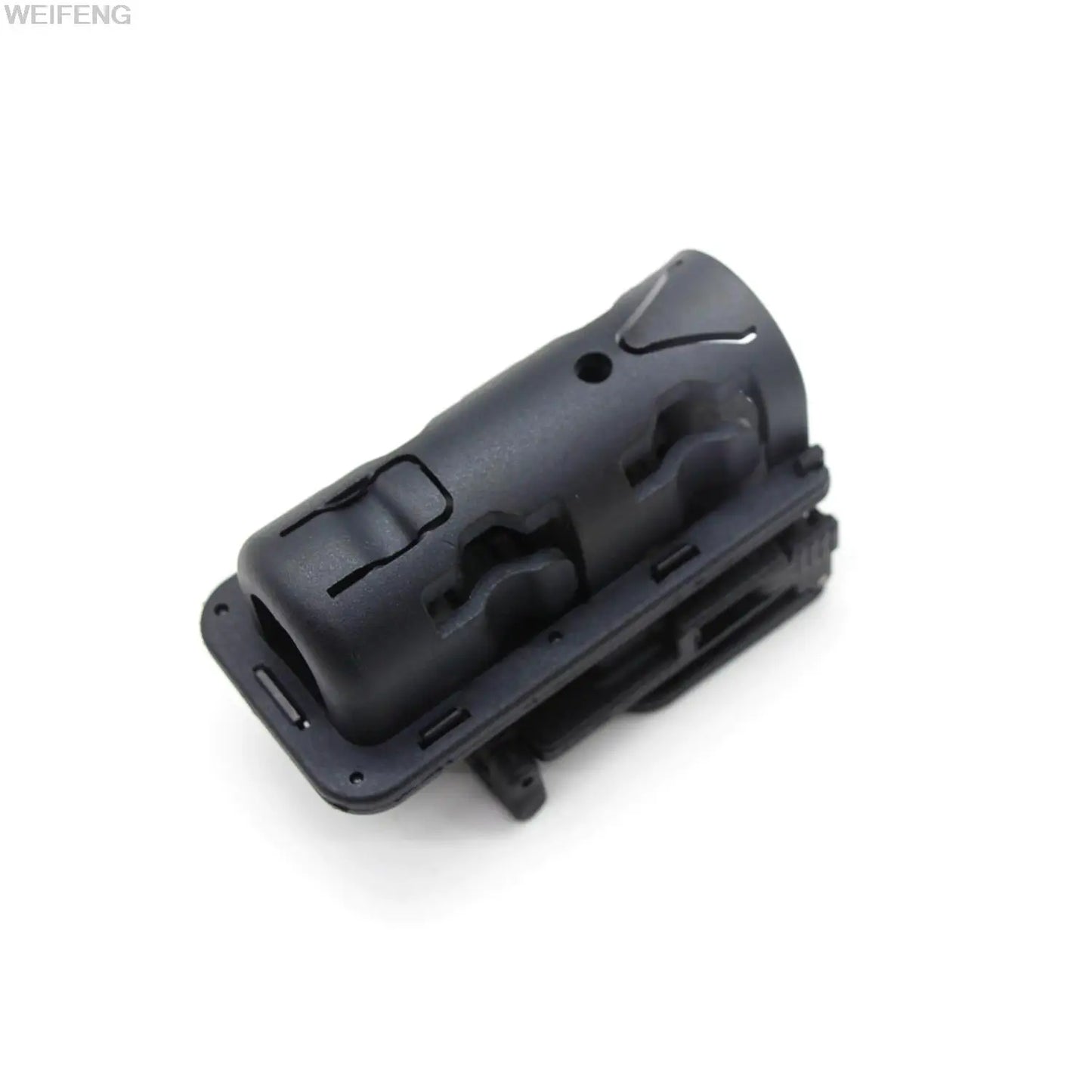 360° Rotating Tactical Flashlight Holster Pouch – MOLLE Belt Clip LED Torch Holder Case