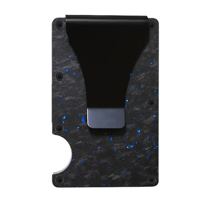 Carbon Fiber Minimalist Slim Wallet for Men – RFID-Blocking Credit Card Holder & Cashback Cardholder Case